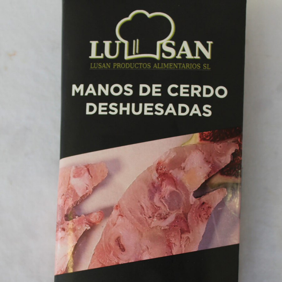 Manitas de cerdo cocidas deshuesadas